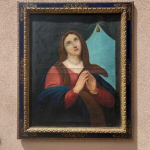 Dipinto Madonna Preghiera '700