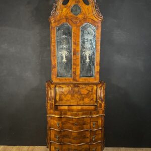 Antico Trumeau in Radica di Noce