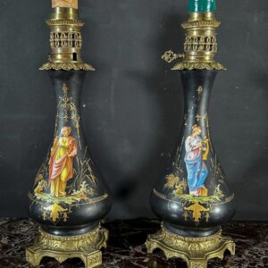 Coppia di Lampade a Petrolio – Fine '800