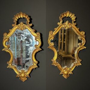 Coppia Specchi Dorati