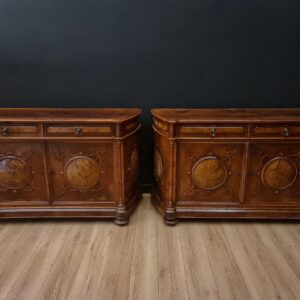 Coppia Di Credenze Lombarde