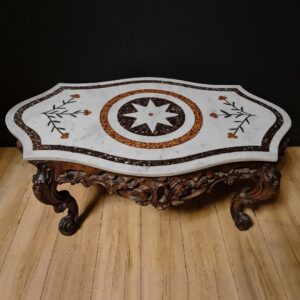 Antico Tavolino piano in Marmo