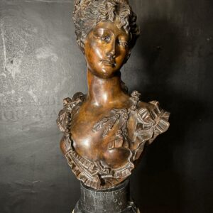Antico Busto in Bronzo