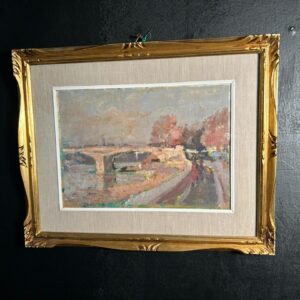 Antico Dipinto Voltolino Fontani