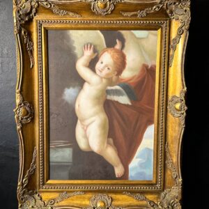 Antico Dipinto Putto