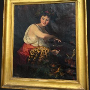 Antico Dipinto Bacco