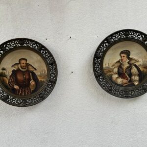 Importante Coppia di Piatti da Parata dell’800