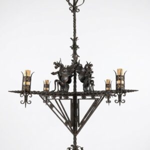 Antico Lampadario in Ferro
