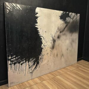 Dipinto “Due Macchie” di Pera, 1960