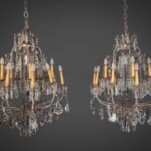 Imponente Coppia di Lampadari