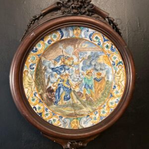 Piatto in Ceramica di Castelli del ‘700