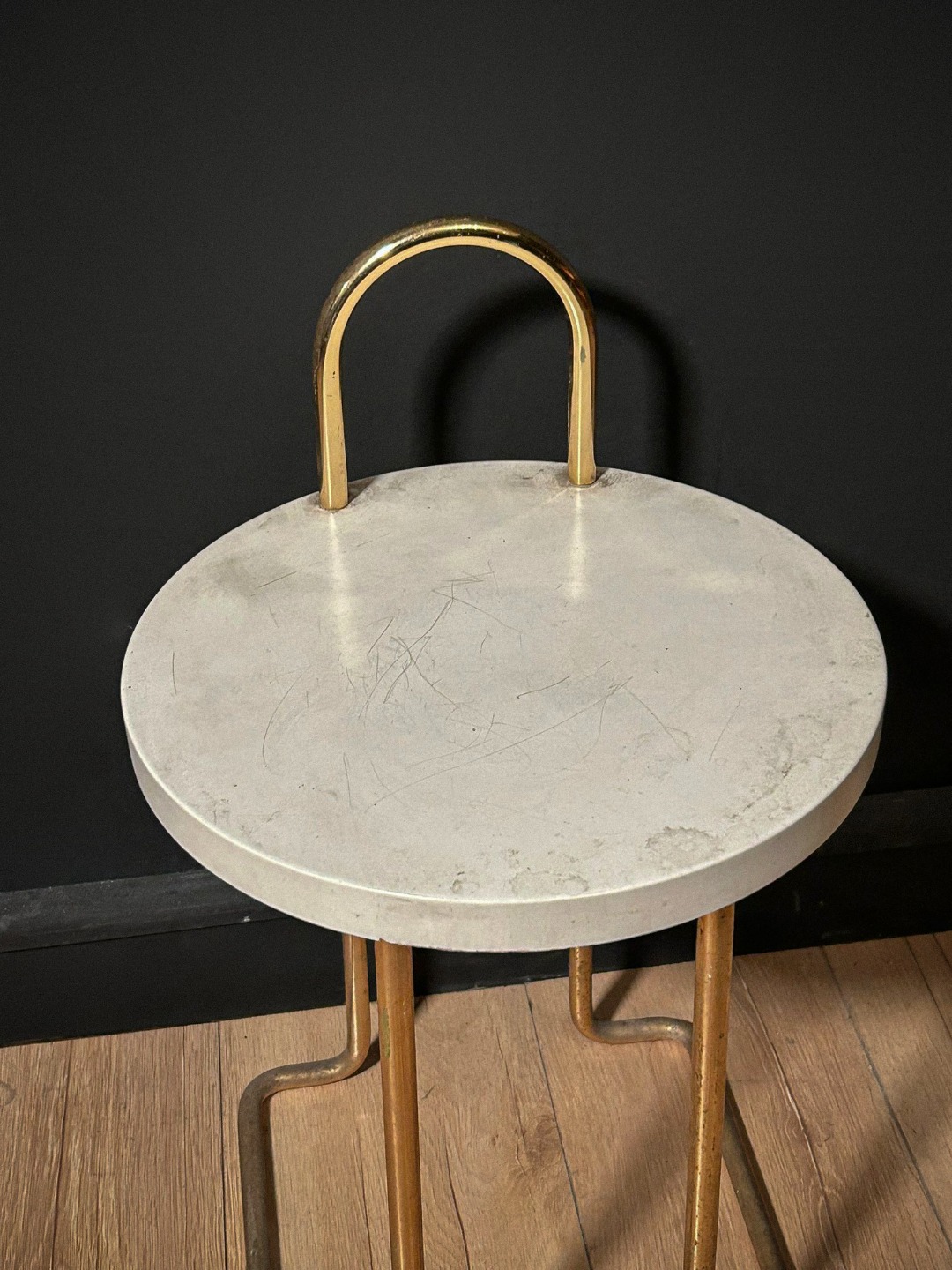 sgabello in ottone - immagine 4