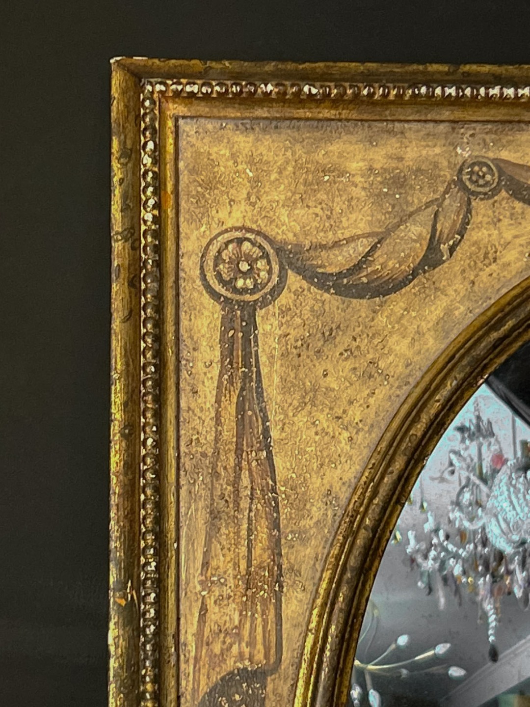 Specchiera Rettangolare con Decoro Ovale - immagine 5
