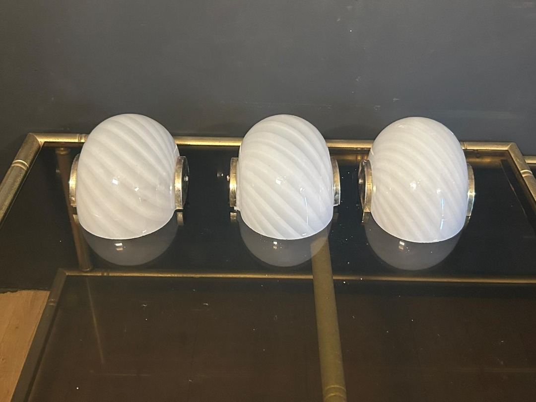 Three Murano Wall Lights