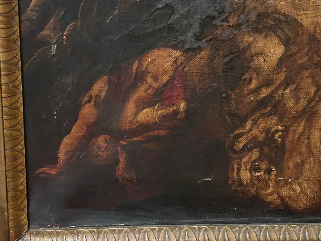Dipinto Antico Scena di Battaglia di Grande Formato - immagine 7