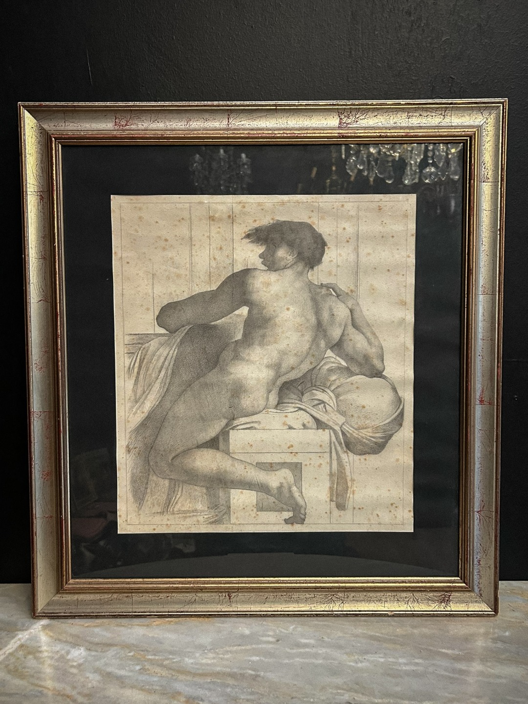 Quadro Raffigurante Ignudo