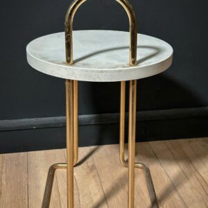 sgabello in ottone