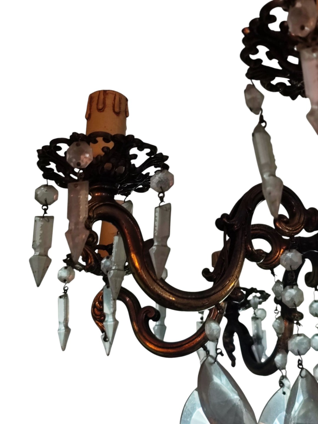 Lampadario Bronzo '800 - immagine 9