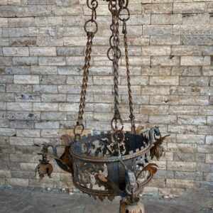 wrought iron lamp