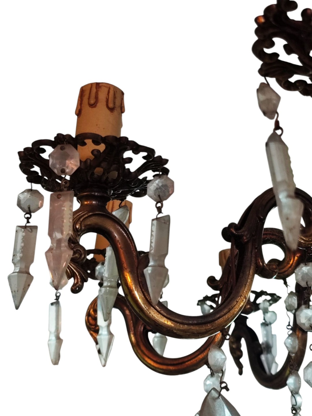 Lampadario Bronzo '800 - immagine 3