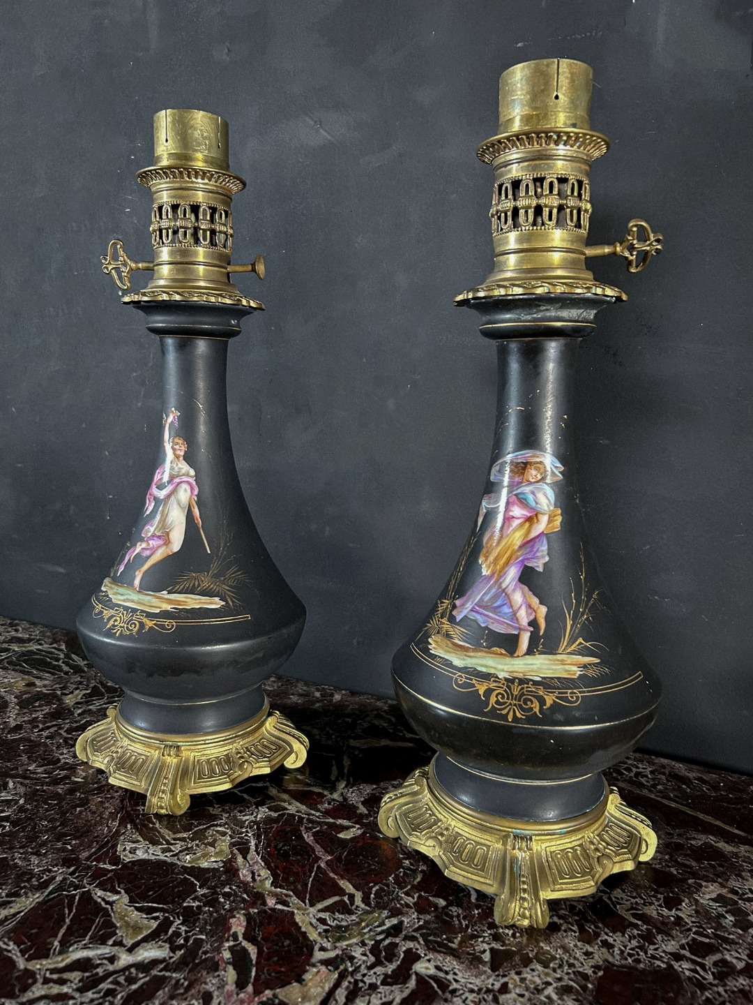 Coppia di Lampade a Petrolio - immagine 3