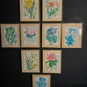 9 Stampe Botaniche Floreali
