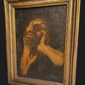 Antico Dipinto Raffigurante Michelangelo