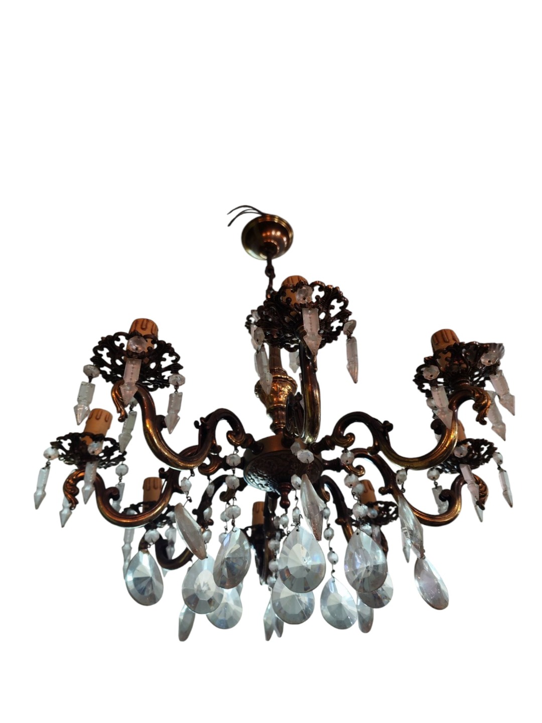 Lampadario Bronzo '800