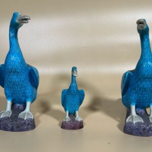 Statuette Uccelli Ceramica