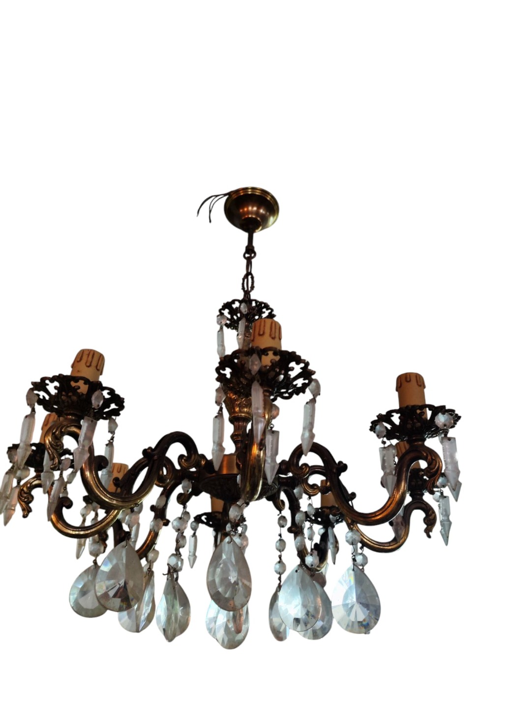 Lampadario Bronzo '800 - immagine 8