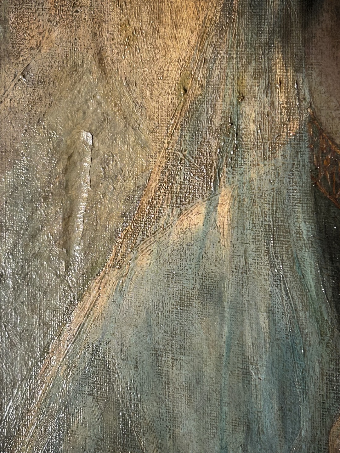 Antico Dipinto Madonna - immagine 5
