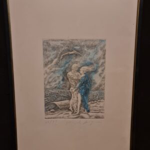 Древняя гравюра-акватинта