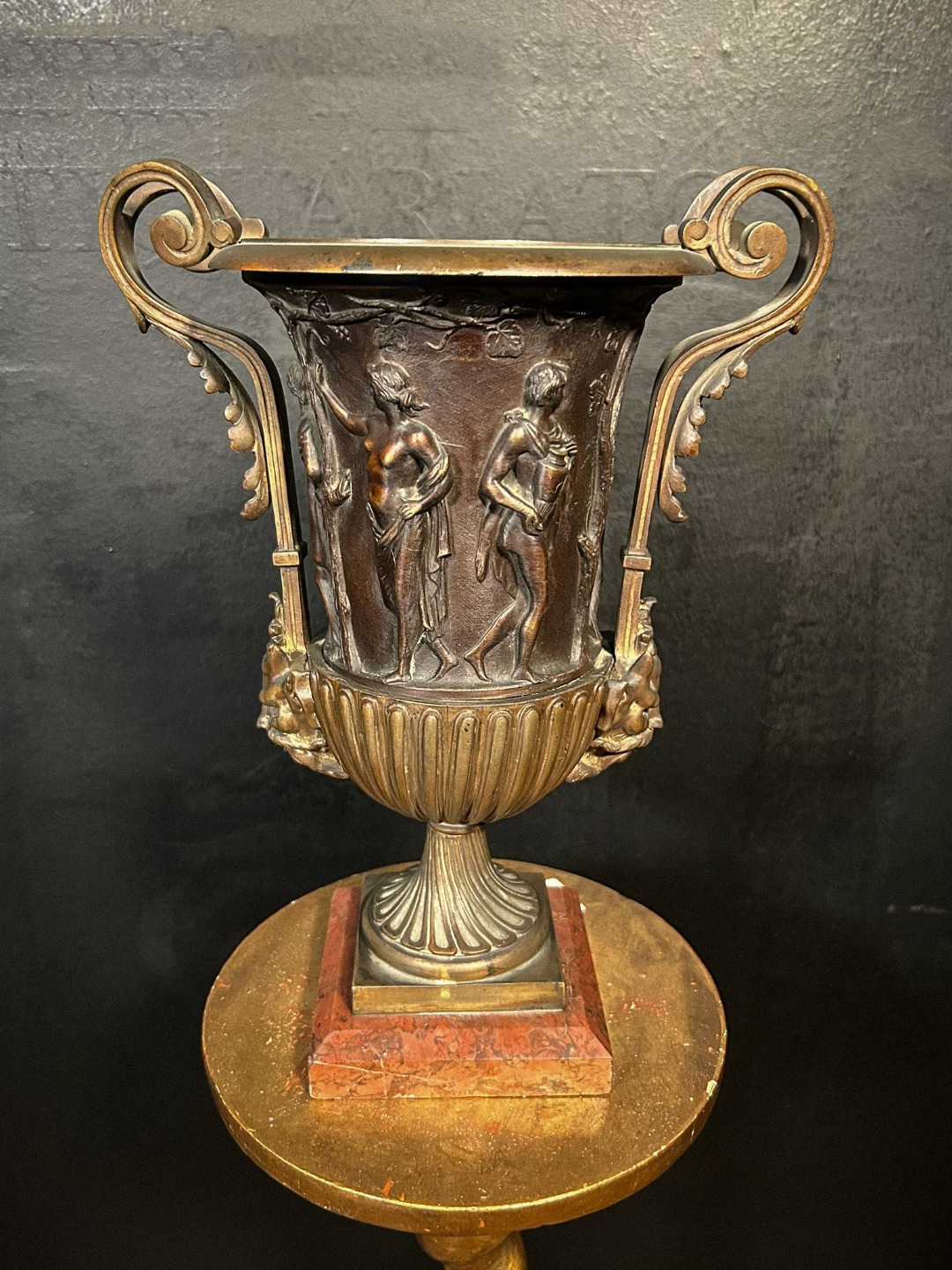 Vaso Bronzo Baccanale