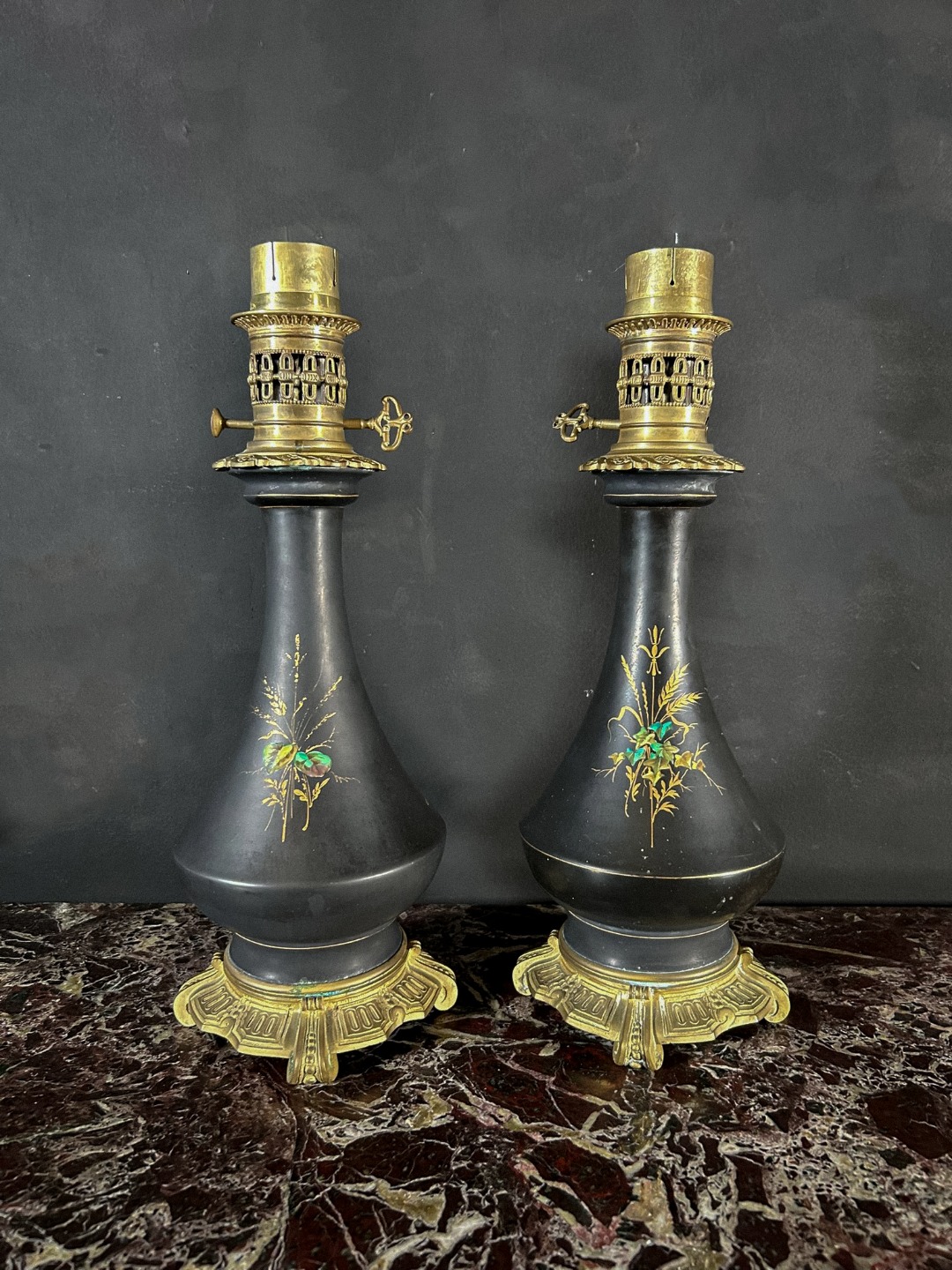 Coppia di Lampade a Petrolio - immagine 6
