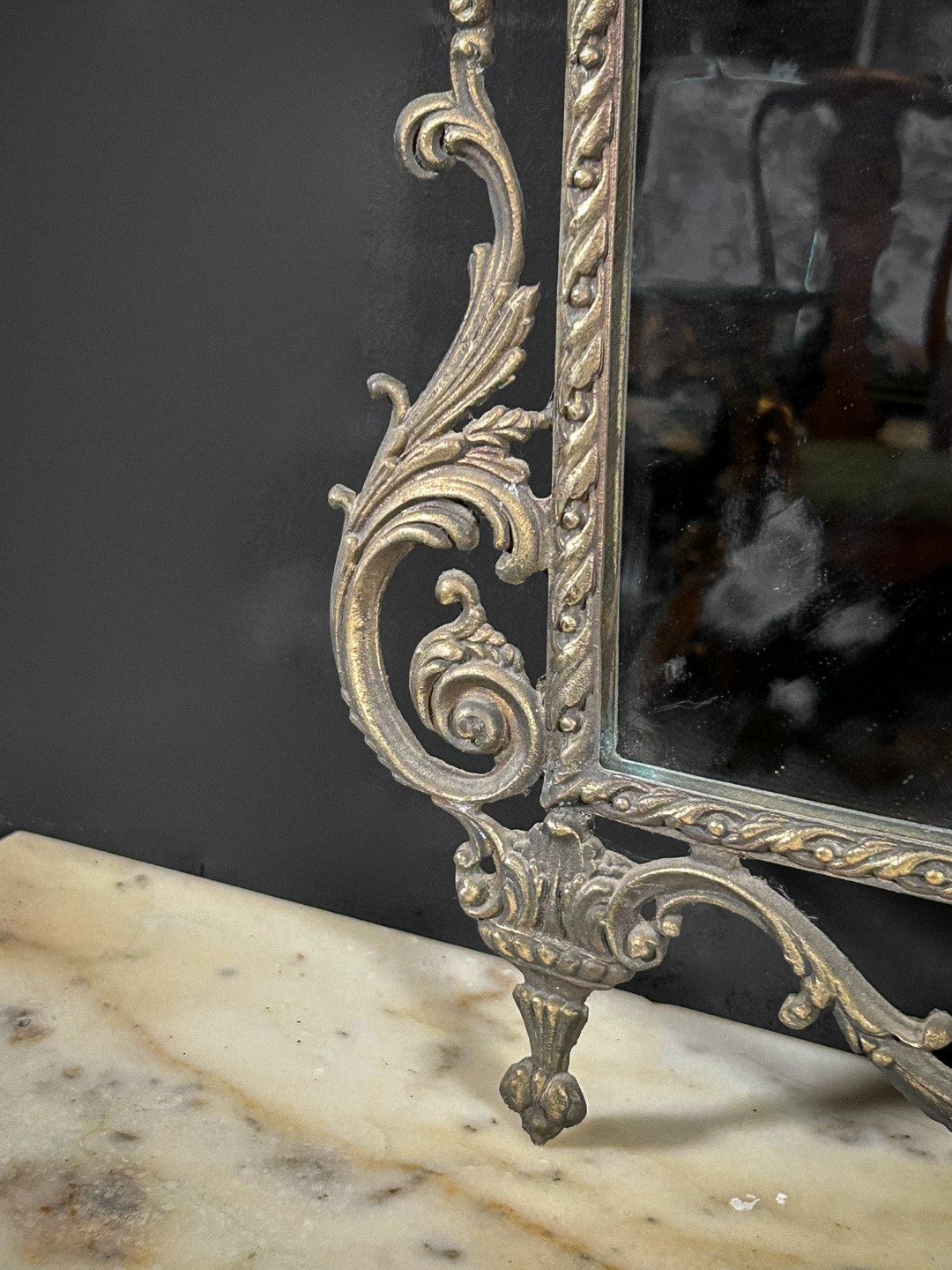 Consolle con Specchiera in Bronzo - immagine 6