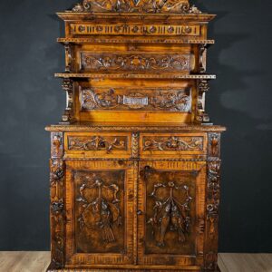 Credenza Piattaia Neorinascimentale