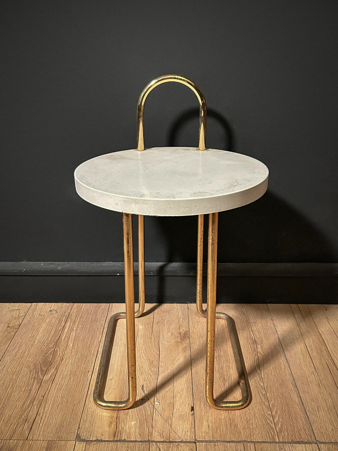 sgabello in ottone - immagine 5