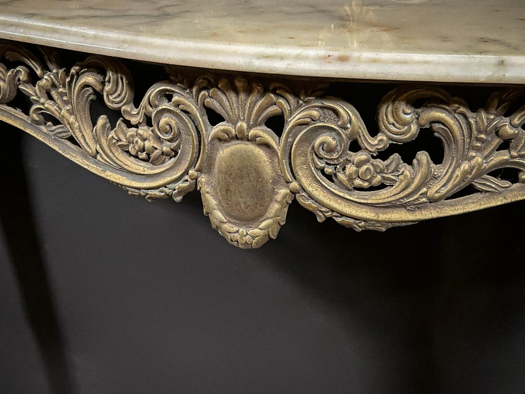 Consolle con Specchiera in Bronzo - immagine 7