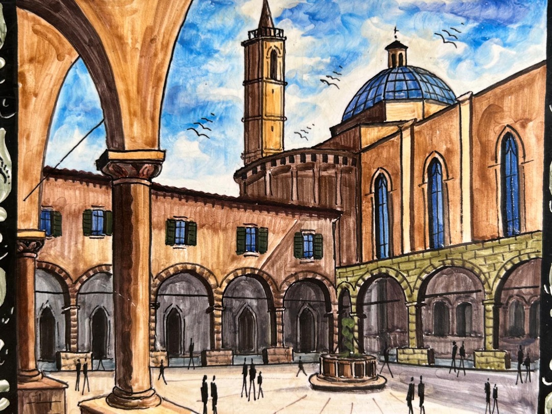 Dipinto Su Mattonella - immagine 3