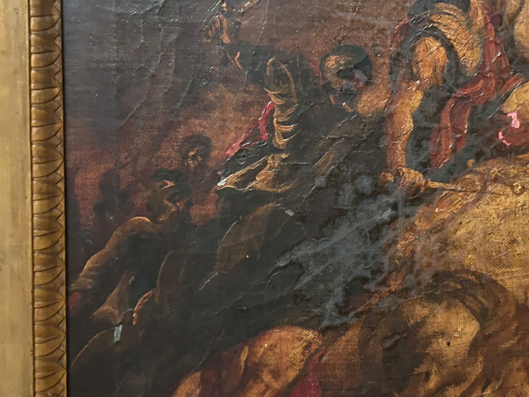 Dipinto Antico Scena di Battaglia di Grande Formato - immagine 6
