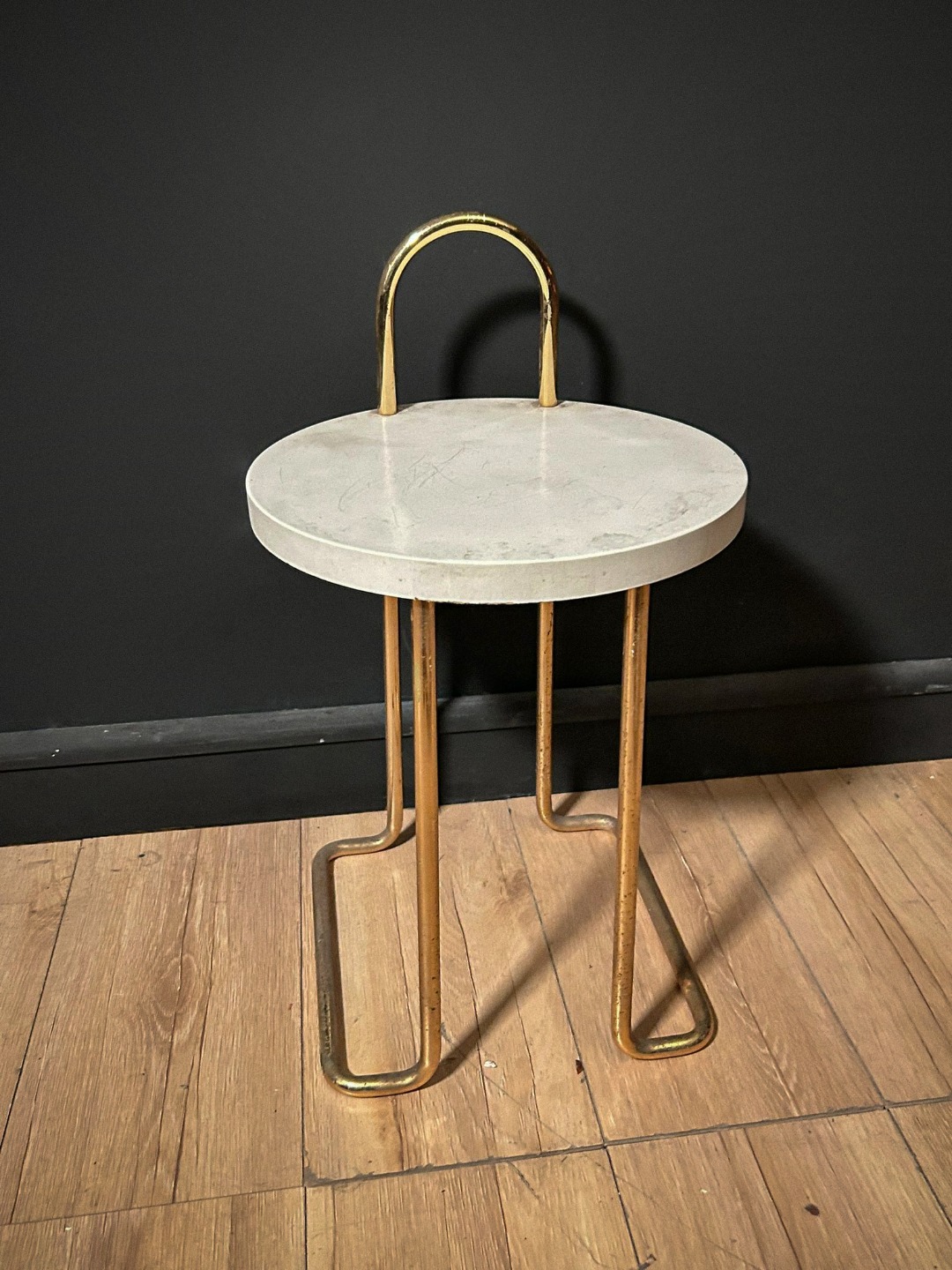 sgabello in ottone - immagine 6