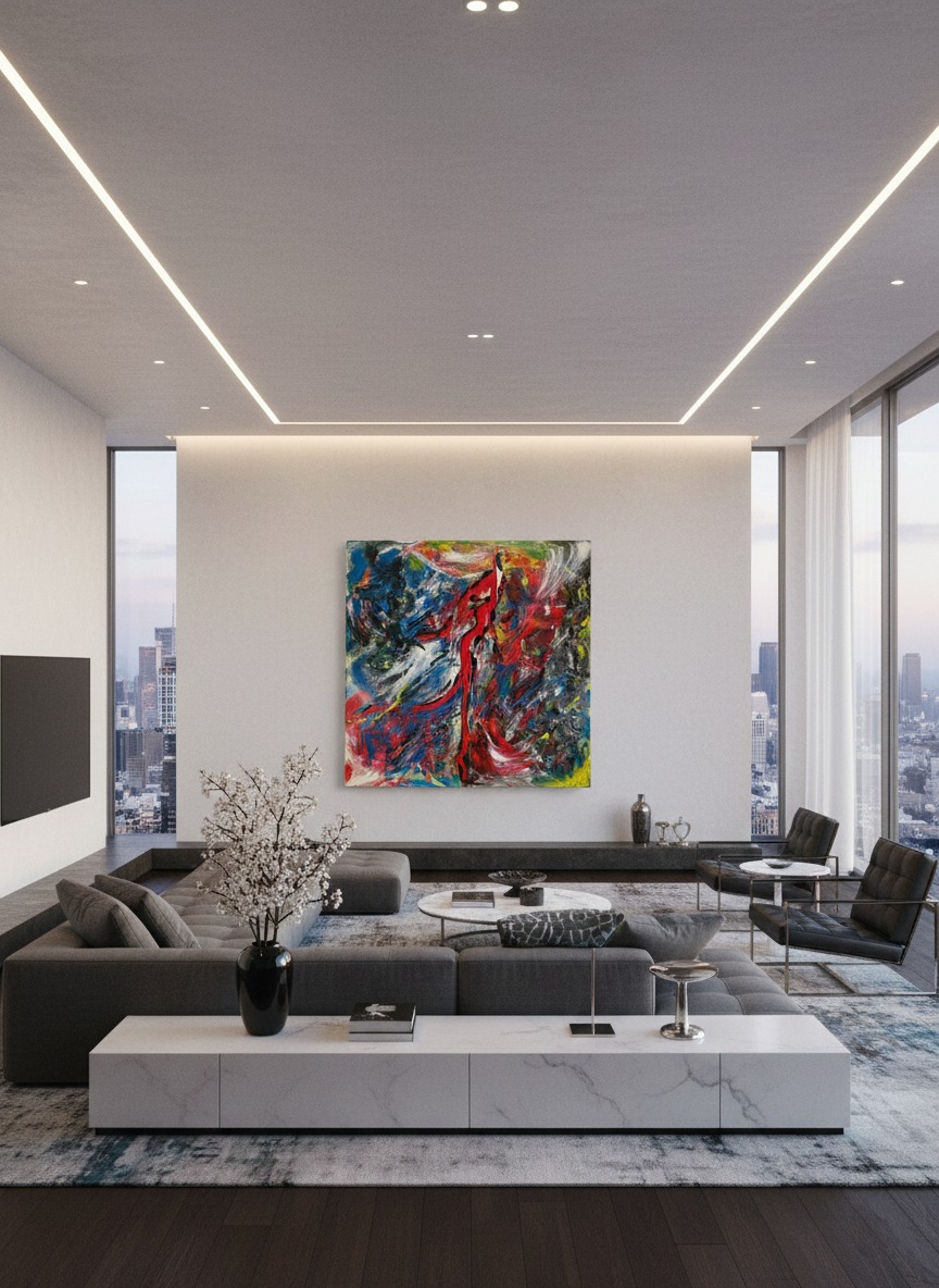 Quadro Moderno Astratto - immagine 2