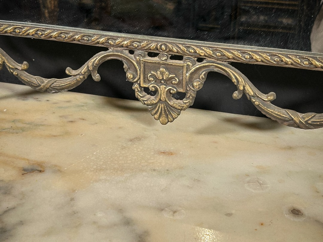 Consolle con Specchiera in Bronzo - immagine 8