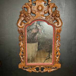 Miroir ancien en chêne