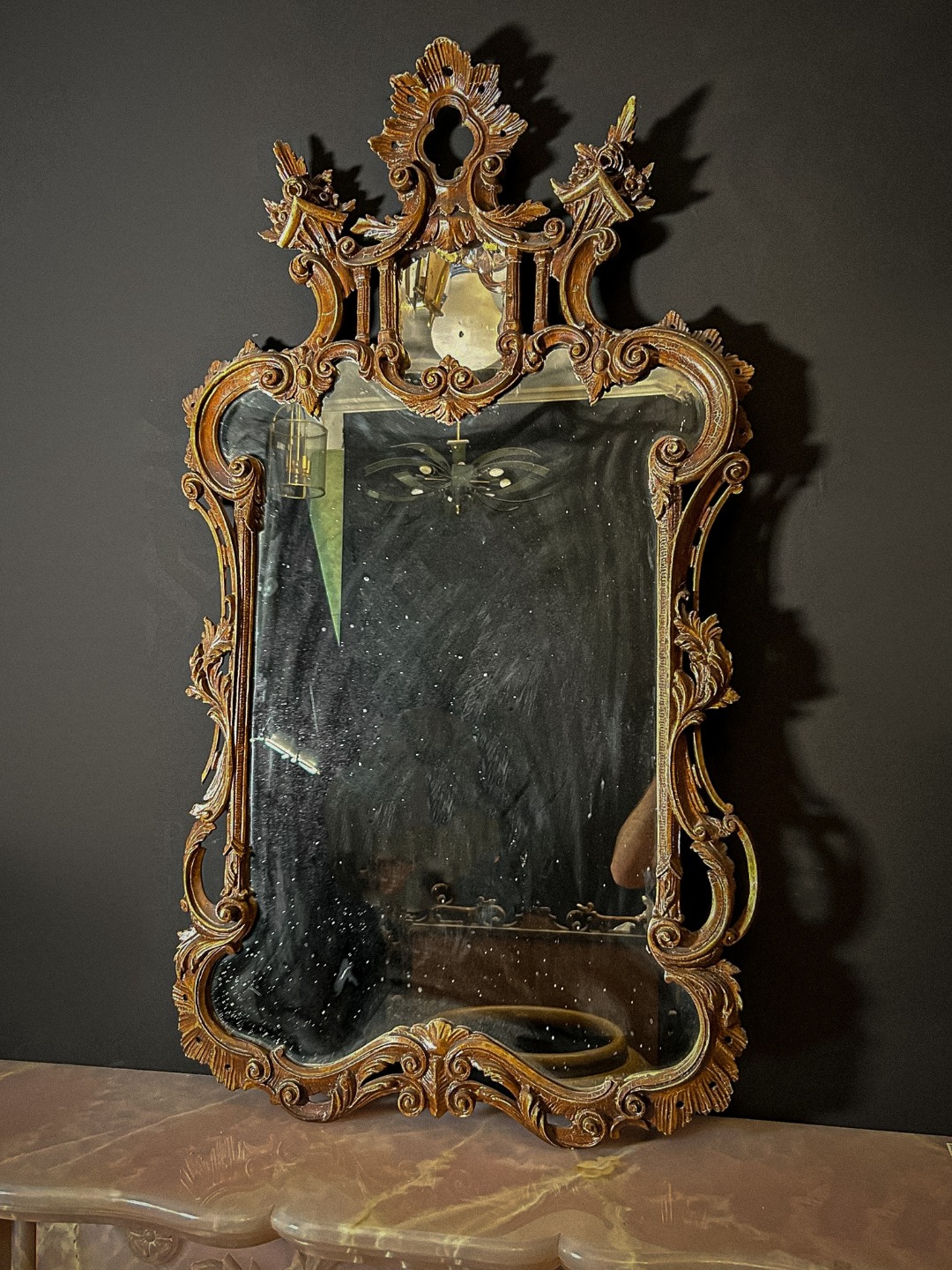 Antiker Louis-XV-Spiegel