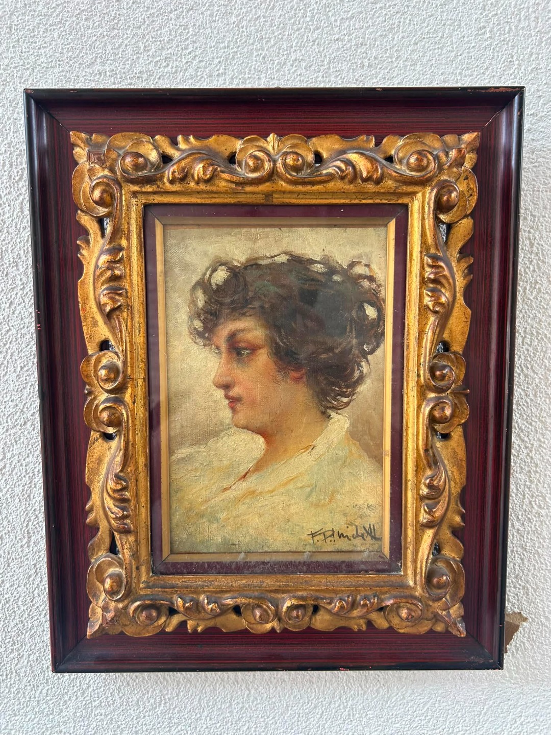 Ritratto femminile di profilo Michetti - immagine 5