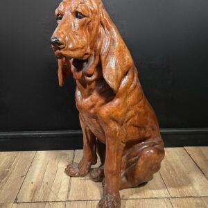 Scultura di Cane in Terracotta