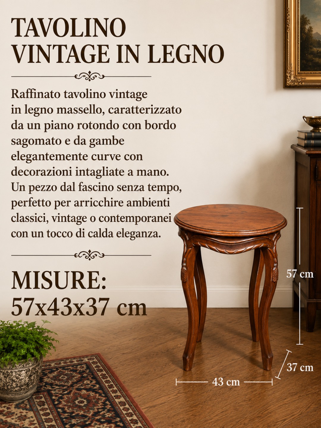 Tavolino Vintage - immagine 2