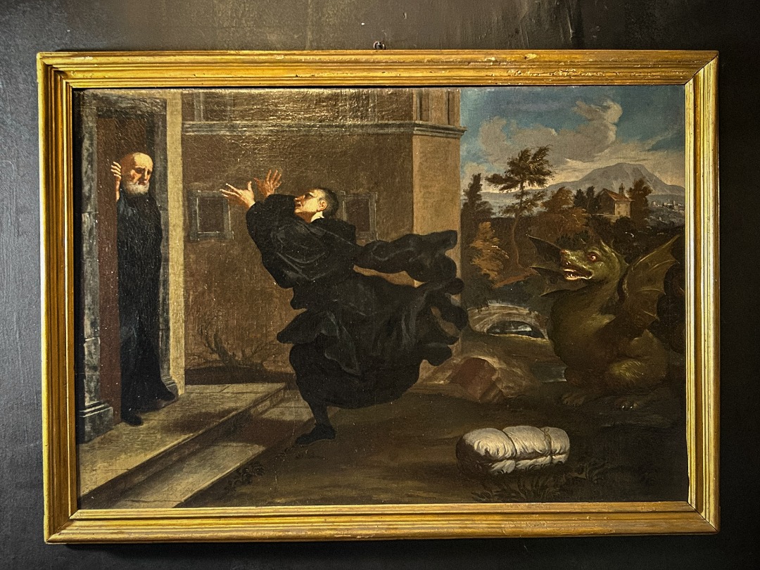 Dipinto Olio su Tela, il Drago - immagine 2