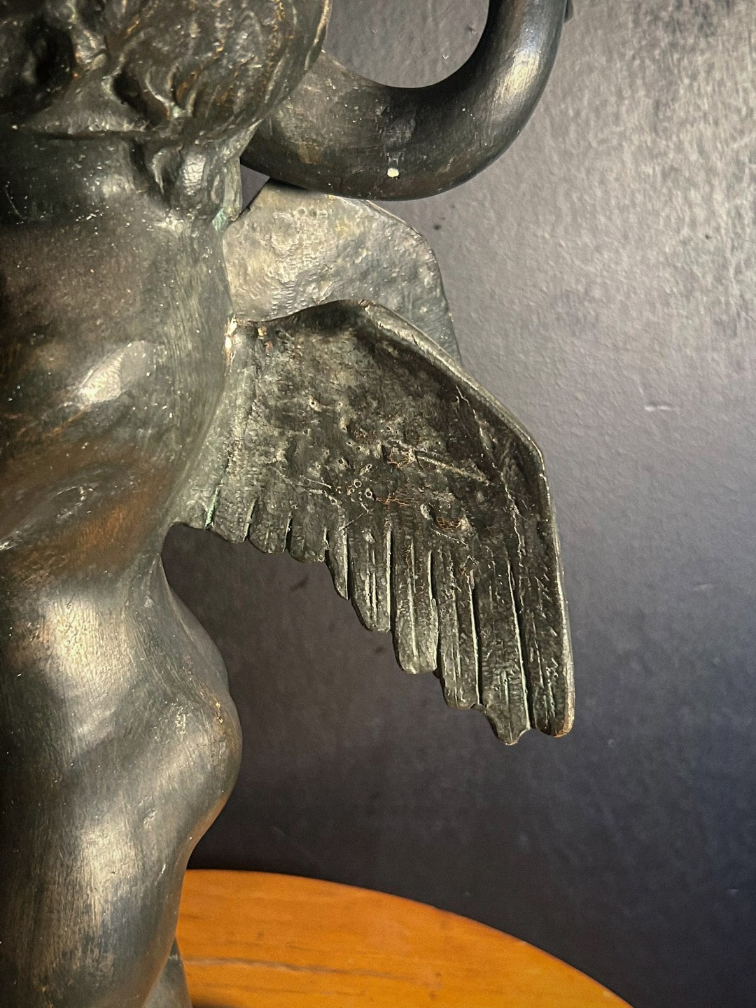 Scultura Pescatore Bronzo - immagine 8